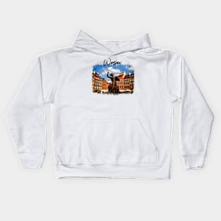 Warsaw, Poland Kids Hoodie